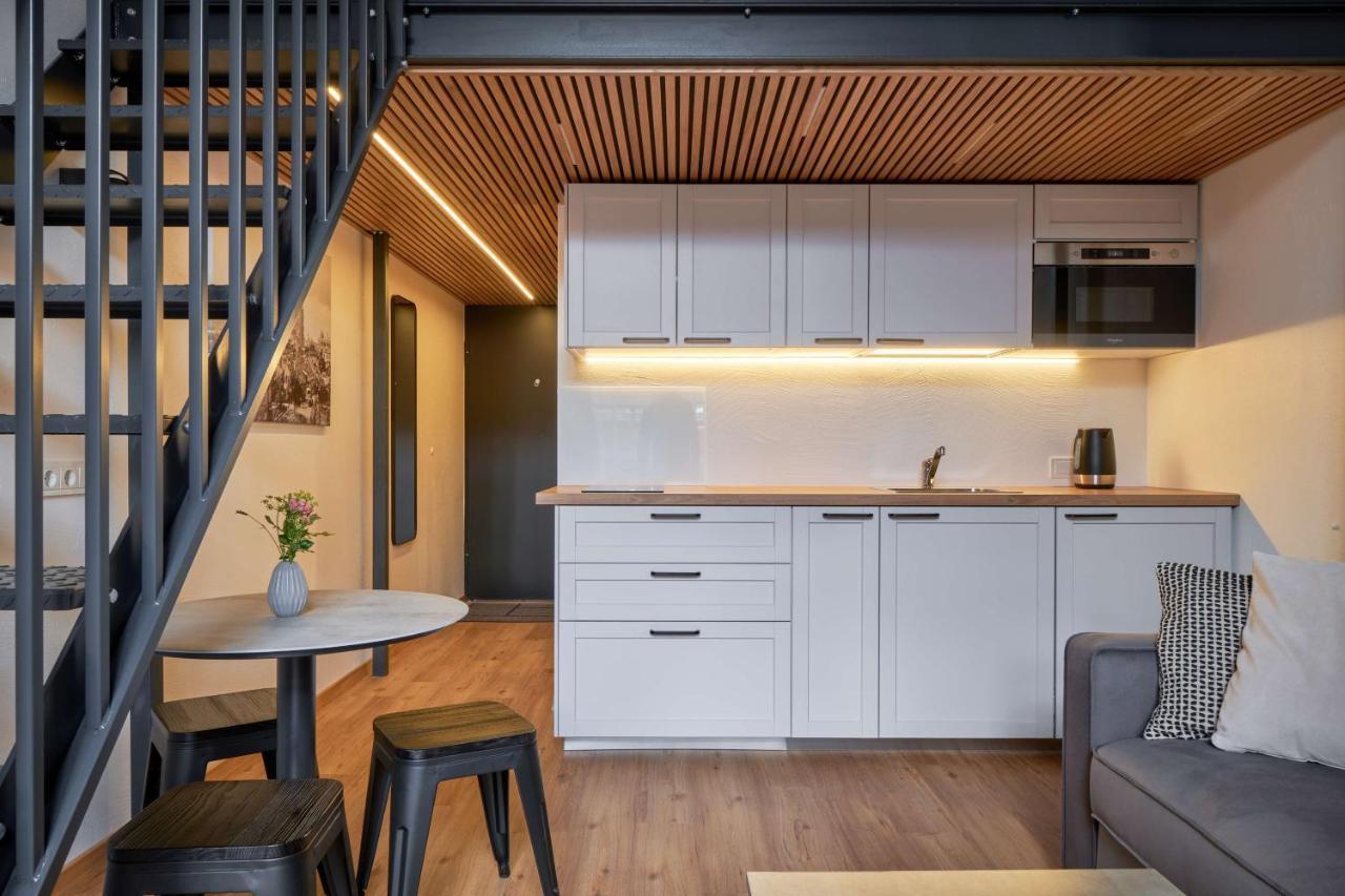 Queen Barbora Central Lofts Kowno Zewnętrze zdjęcie